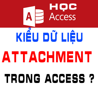 Kiểu dữ liệu Attachment trong Access là gì
