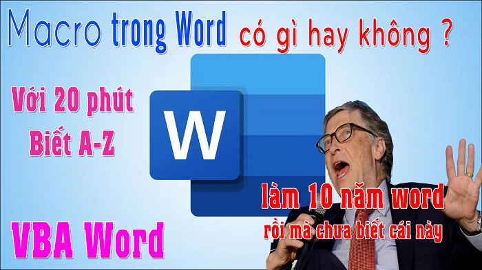 Có những loại macros nào trong Word?
