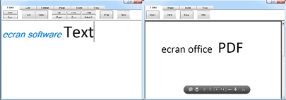 Ecran Office chỉnh sửa văn bản, tổ chức các cuộc hẹn và đọc email của bạn